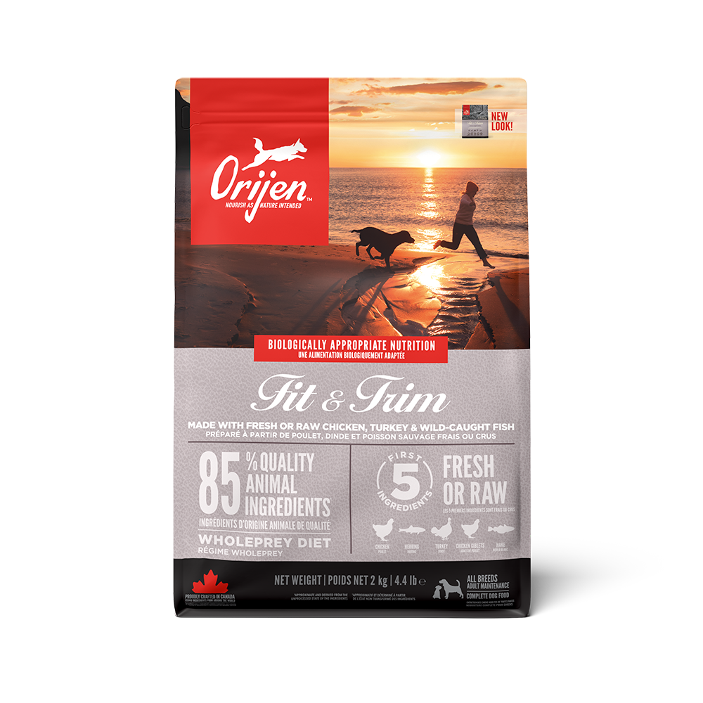 Orijen Whole Prey Diet Fit & Trim Formula Dry Dog Food 2kg