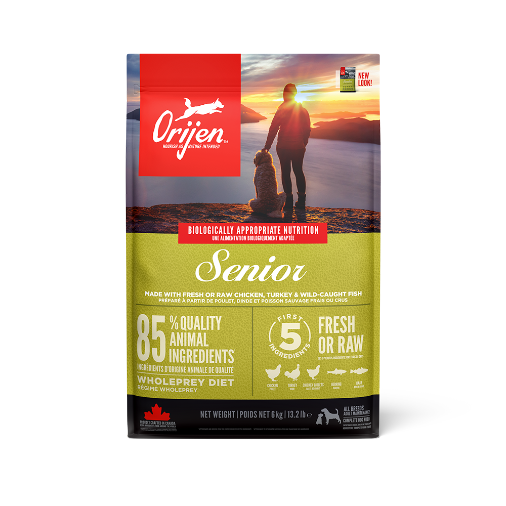 Orijen Whole Prey Diet Senior Dry Dog Food 6kg