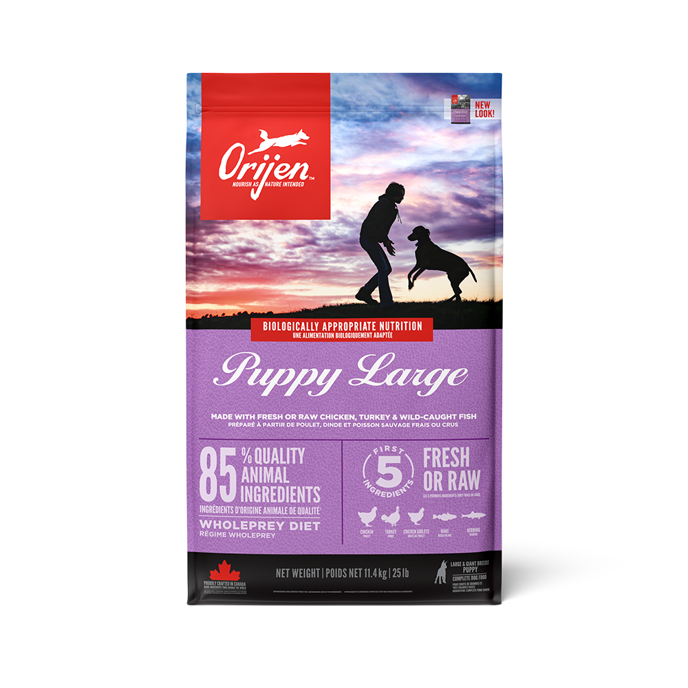 Orijen Whole Prey Diet Puppy Large Breed Formula Dry Dog Food 11.4kg