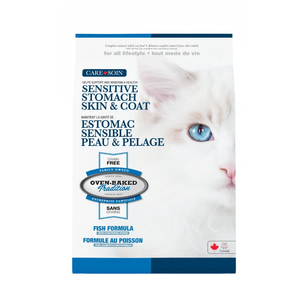 Oven Baked Tradition Cat Adult Fish - Sensitive Stomach, Skin & Coat 5lb