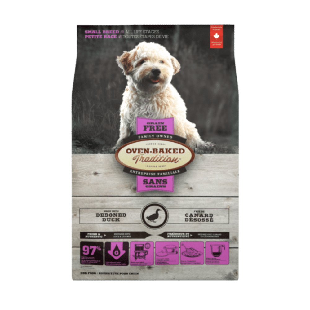 Oven Baked Tradition Dog All Life Stages Grain-Free Duck Small Bites 5lb