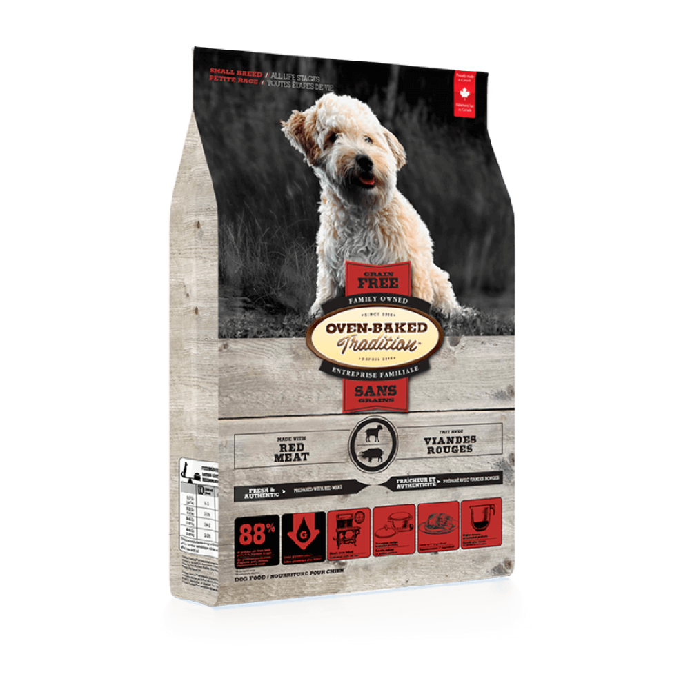 Oven Baked Tradition Dog All Life Stages Grain-Free Red Meat Small Bites 5lb