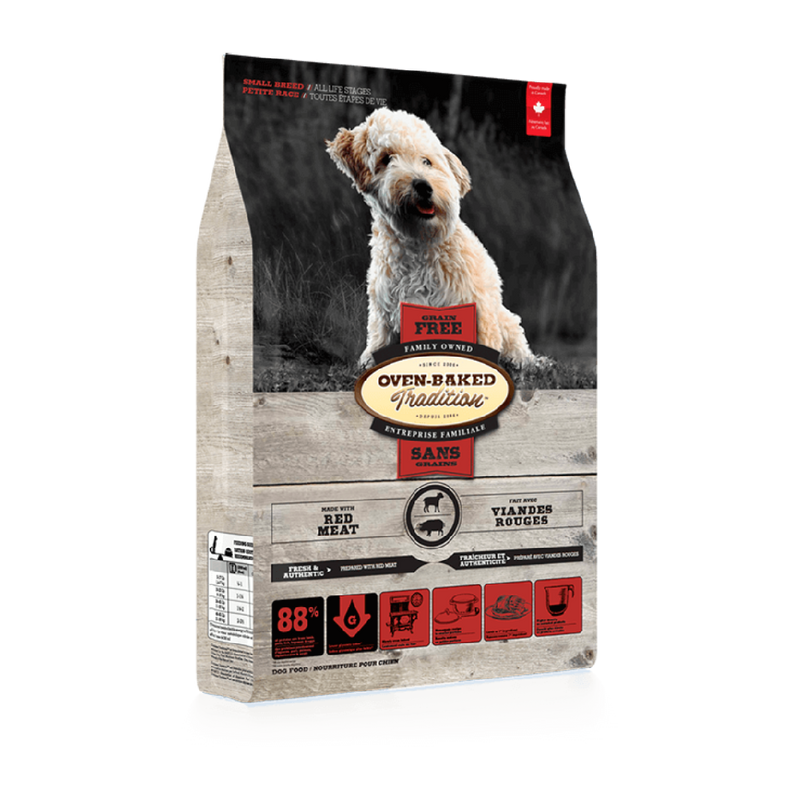 Oven Baked Tradition Dog All Life Stages Grain-Free Red Meat Small Bites 5lb