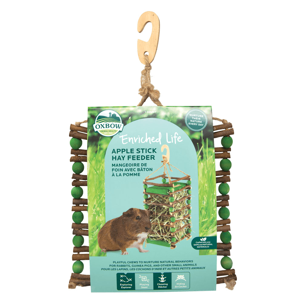Oxbow Apple Stick Hay Feeder