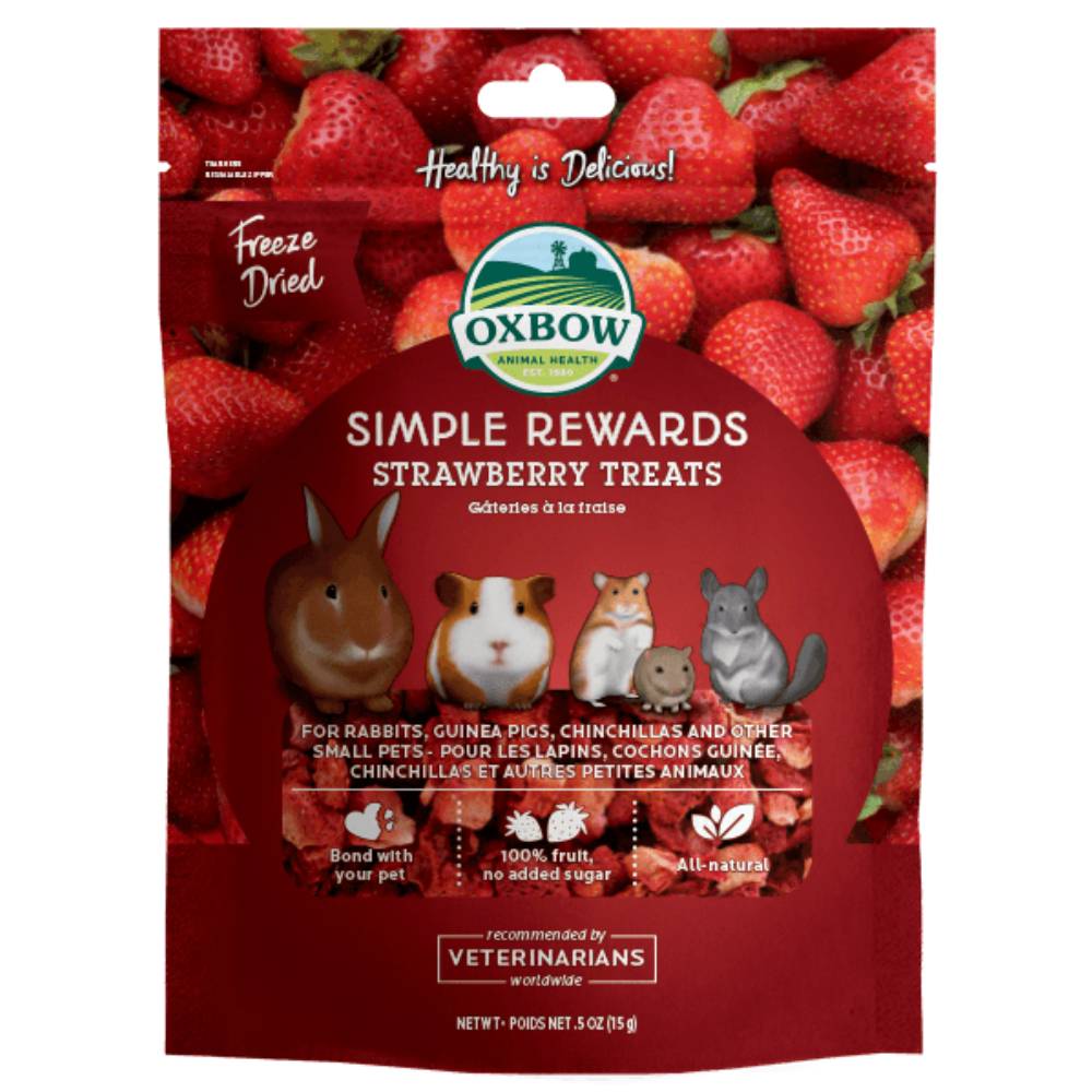 Oxbow Simple Rewards - Strawberry Treats 15g