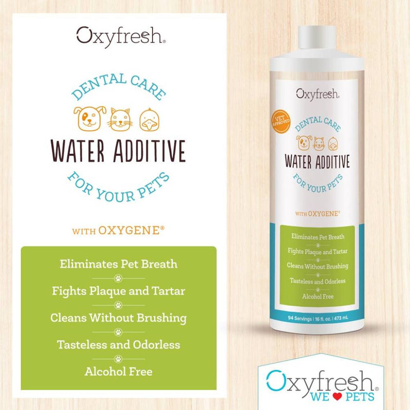 Oxyfresh Dental Care Water Additive for Pets 1 Gallon