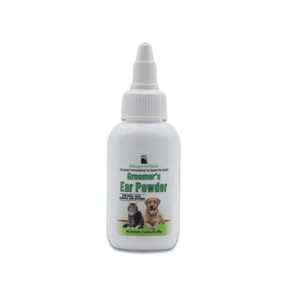 PPP Groomer's Ear Powder For Dogs, Cats, Puppies & Kittens 1oz