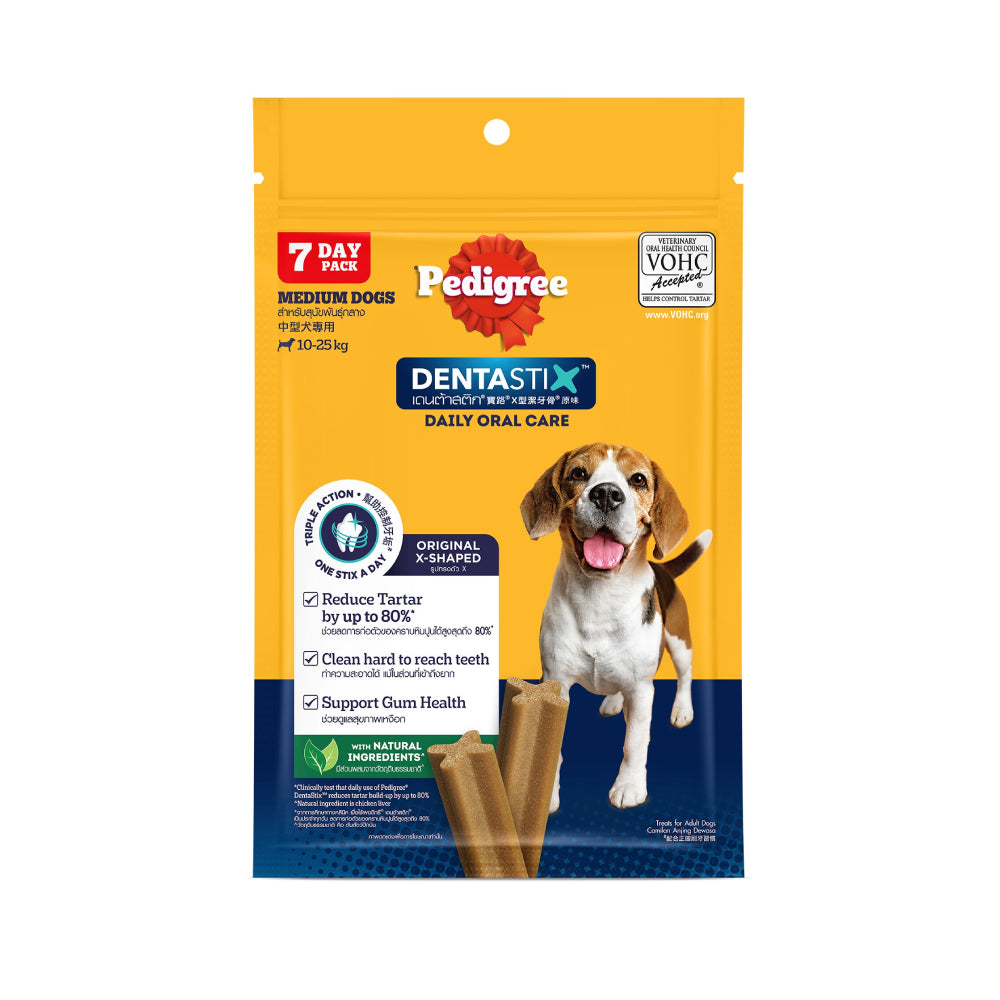 Pedigree Dentastix for Medium Dogs (10-25kg) 172g
