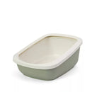 Pee Wee EcoGranda Sage Green/Cream cat litter box