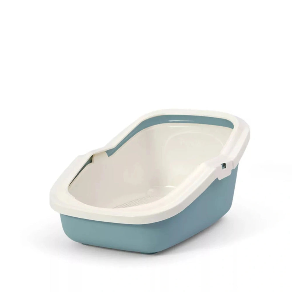 Pee Wee EcoMinor Marlin Blue/Cream cat litter box
