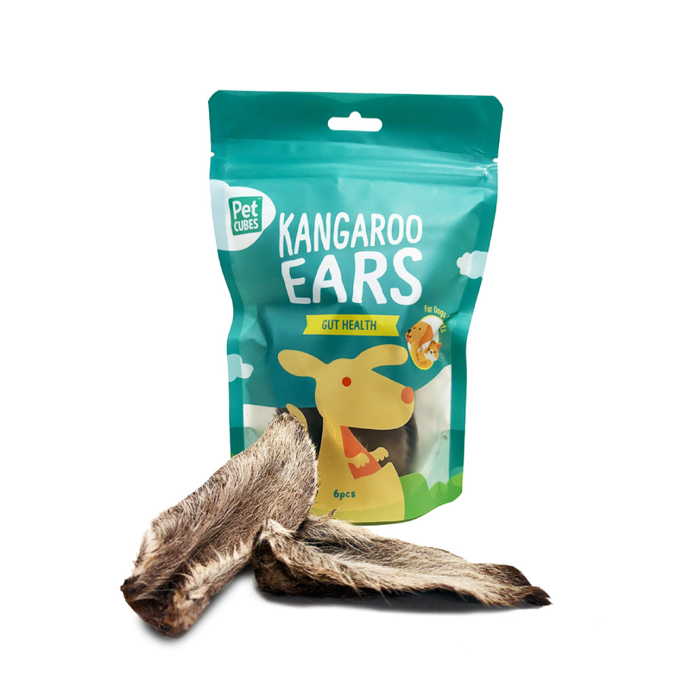 PetCubes Dog & Cat Treat Kangaroo Ears 6pc