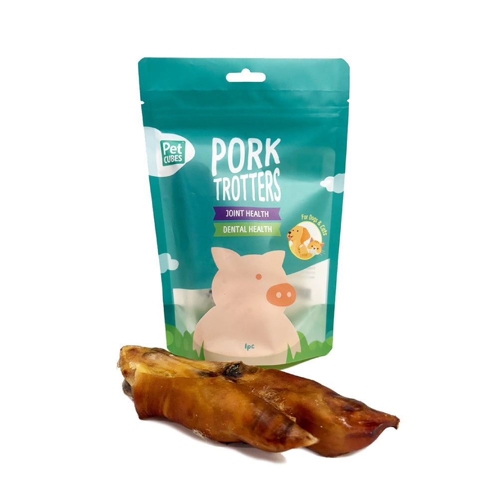 PetCubes Dog & Cat Treat Pork Trotters 1pc
