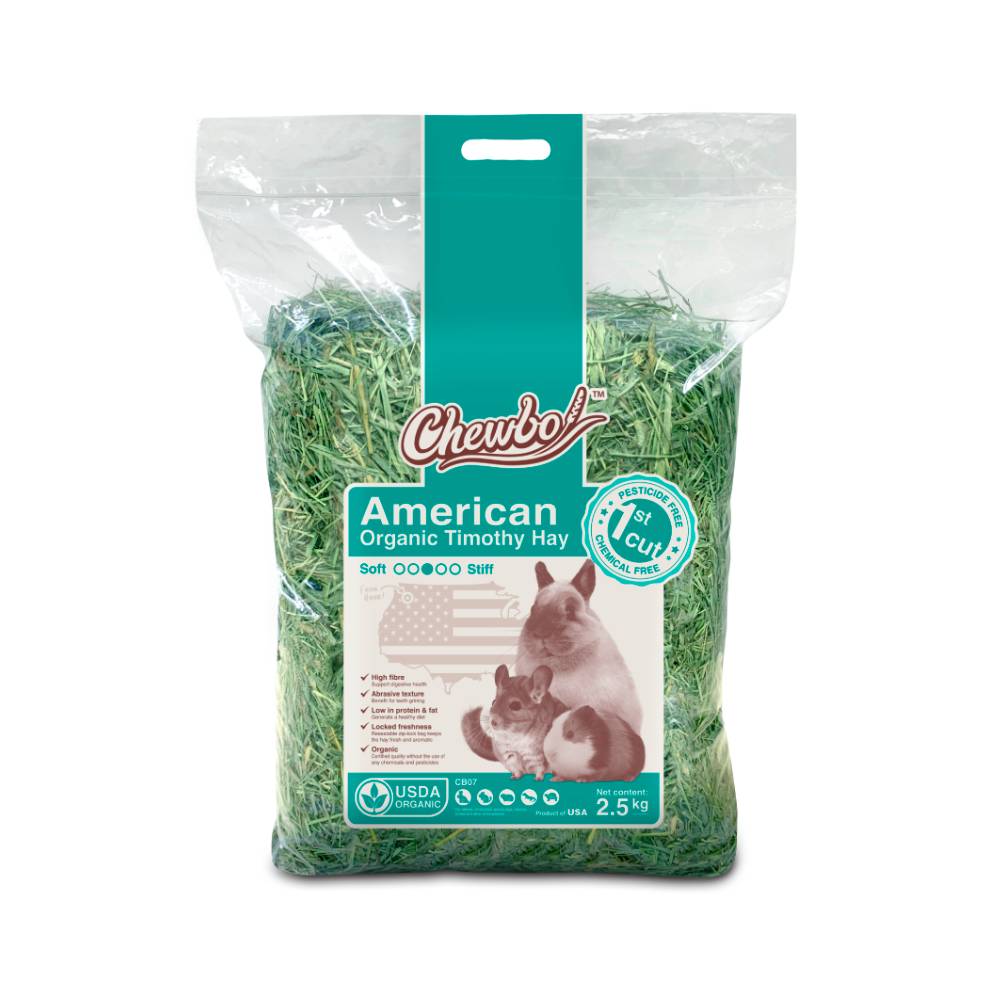 Pet Link Chewbo American Organic Timothy Hay 1st Cut 2.5kg