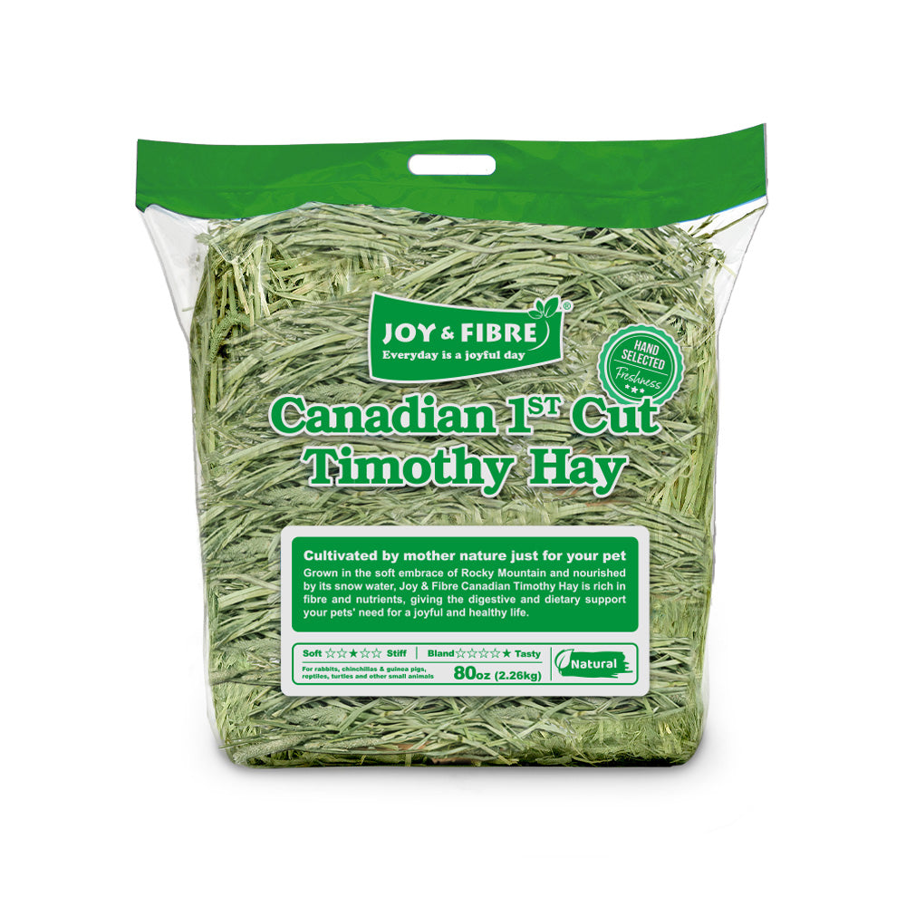 Pet Link Joy & Fibre Canadian 1st Cut Timothy Hay 80oz