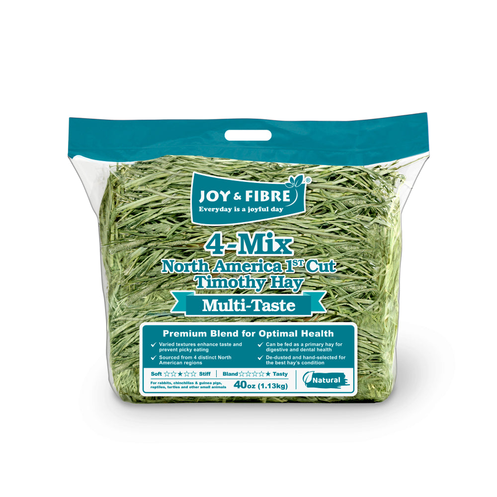 Pet Link Joy & Fibre North American 4-Mix 1st Cut Timothy Hay 40oz