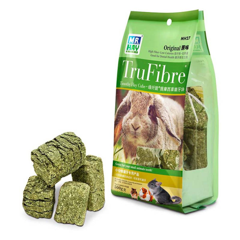 Pet Link Mr Hay TruFibre Timothy Hay Cube Original 500g