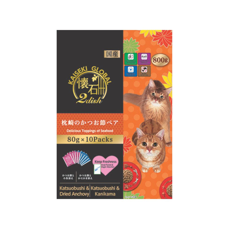 Petline Cat Kaiseki Global 2 Dish Makurazaki No Katsuo 800g