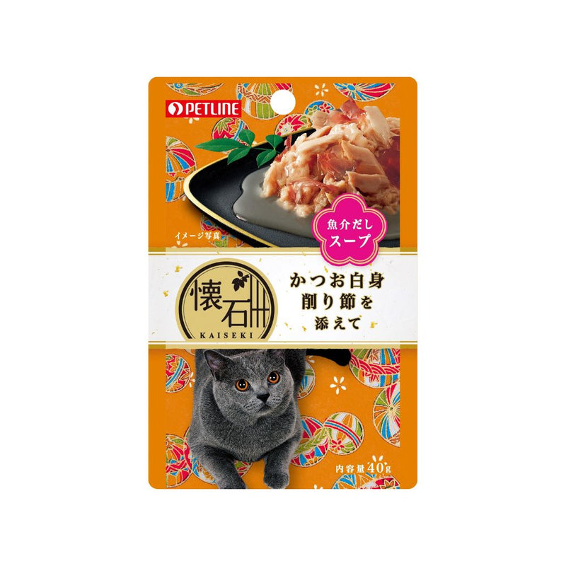 Petline Cat Kaiseki Katsuo White Meat with Kezuribushi in Soup 40g