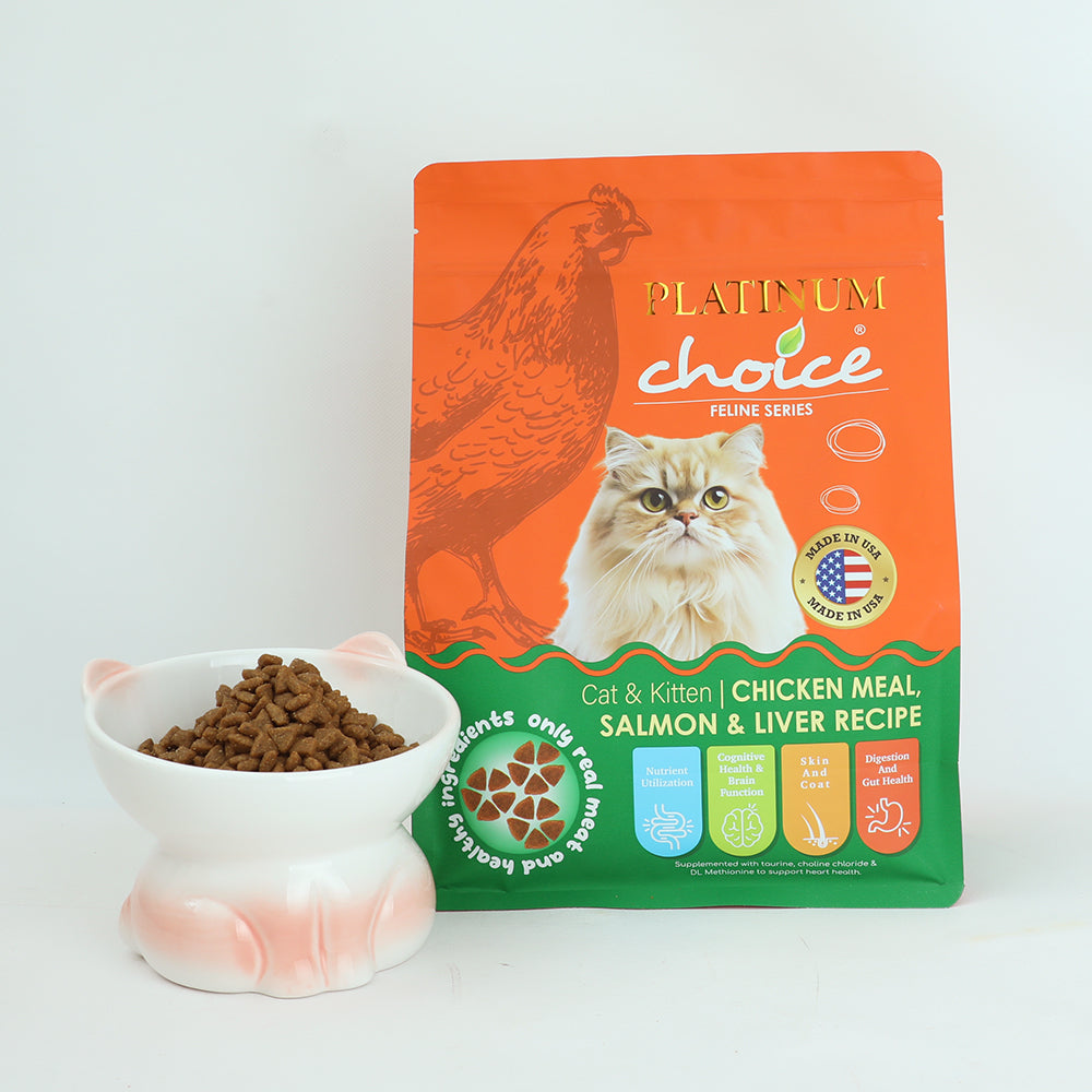 Platinum Choice Cat & Kitten Chicken Meal, Salmon & Liver 1.5kg