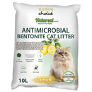 Platinum Choice Natureal Antimicrobial Bentonite Cat Litter - Lemon 10L