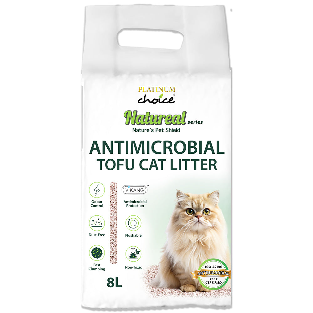 Platinum Choice Natureal Antimicrobial Tofu Cat Litter 8L