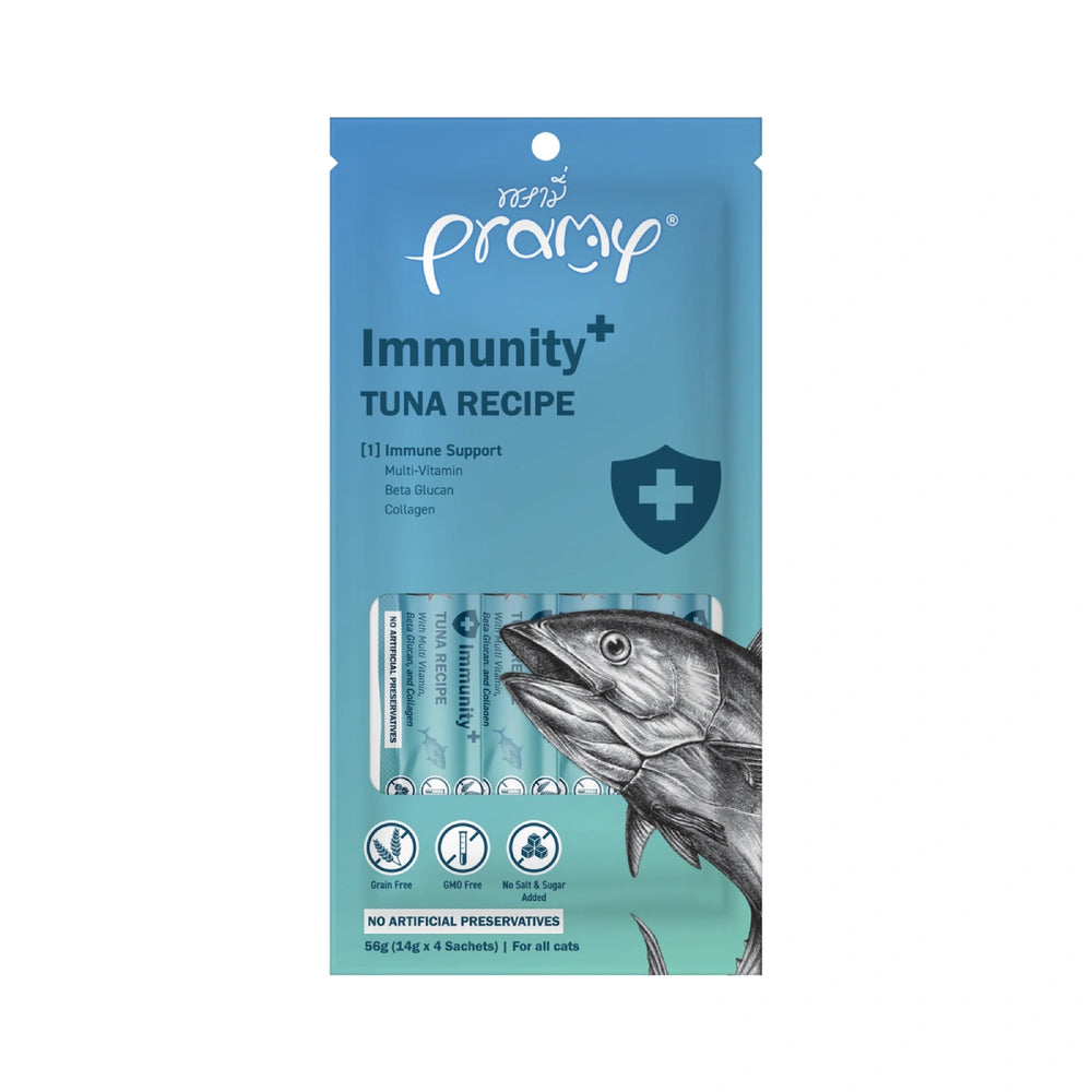 Pramy Cat Treat Immunity Tuna Recipe Smoothie cat treat 14g x 4pcs pack