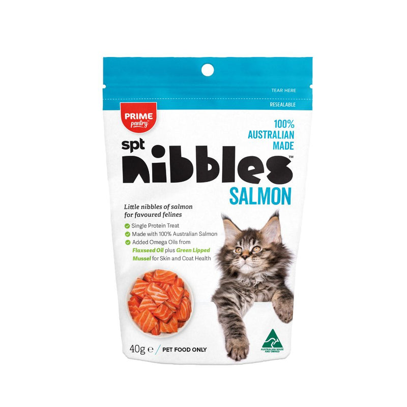 Prime100 Cat Single Protein Treat - Salmon Nibbles 40g