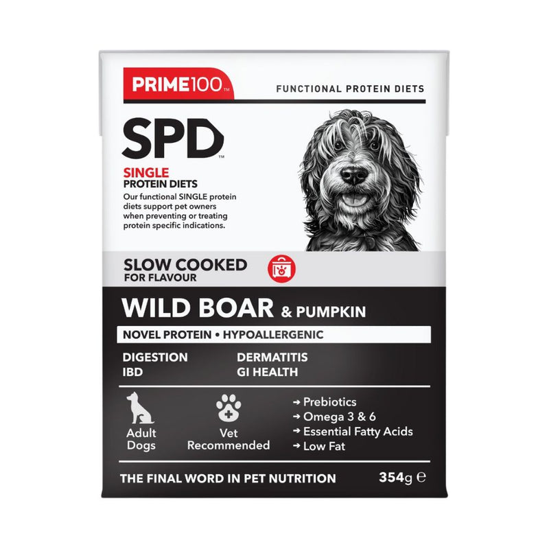 Prime100 Dog SPD - Slow Cooked Wild Boar & Pumpkin 354g