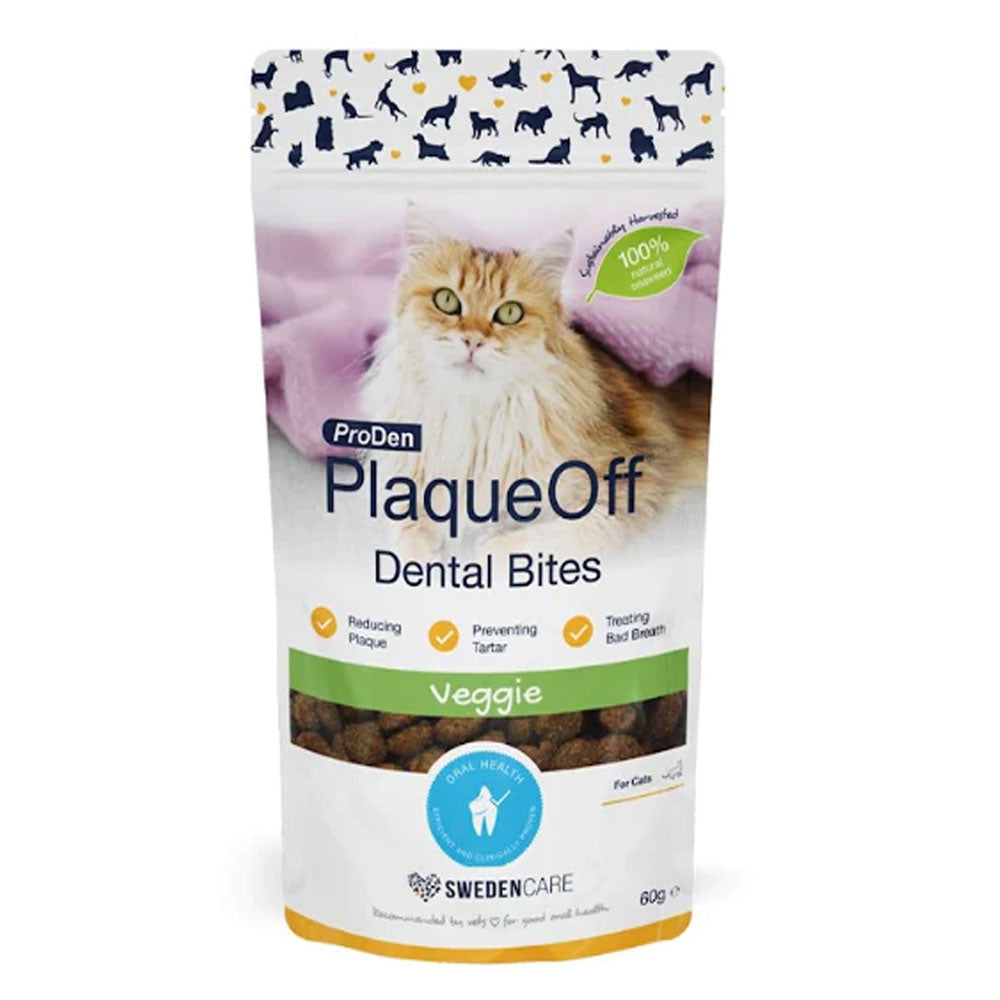 ProDen Plaque Off Dental Bites for Cats 60g