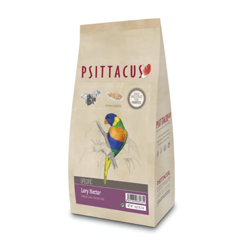 Psittacus Formula Daily Bird Food For Parrots Lory Nectar 1kg