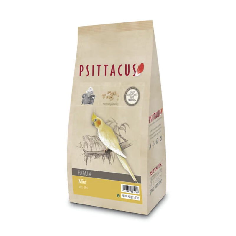 Psittacus Formula Daily Bird Food For Parrots Mini 450g