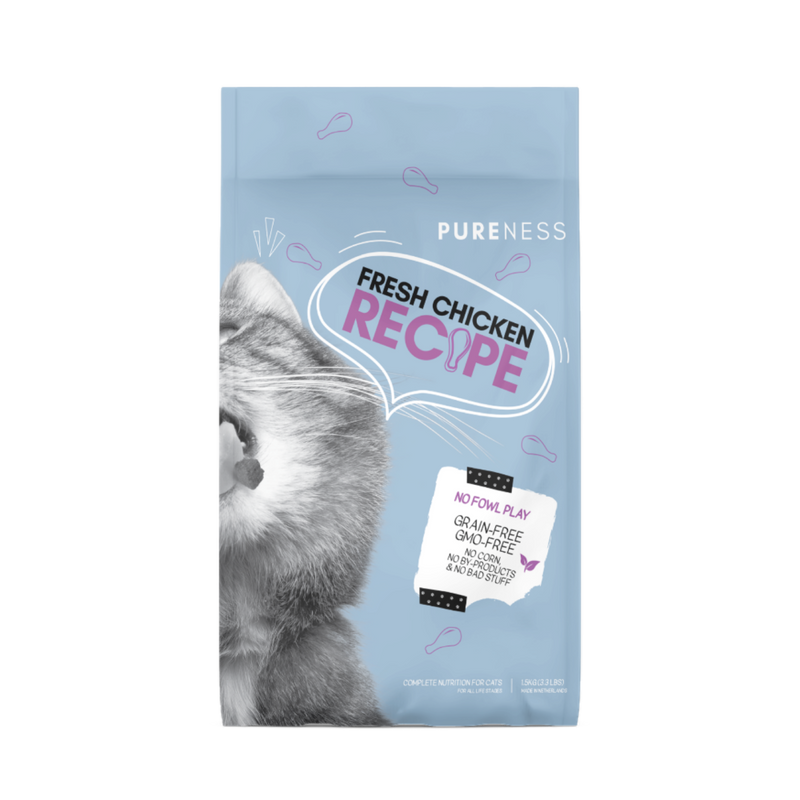 *DONATION TO FUR AND FEATHERS* Pureness Cat Fresh Chicken Recipe 1.5kg