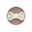 Puzzle Feeder Broken Wave Enrichment Slow Feeder Bowl for Dog Pink M/L