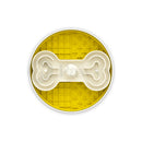 Puzzle Feeder Lick Mat Enrichment Slow Feeder Bowl for Dog Yellow M/L