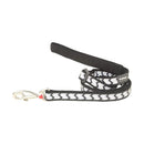 Red Dingo Dog Reflective Ziggy Lead Black 15mm