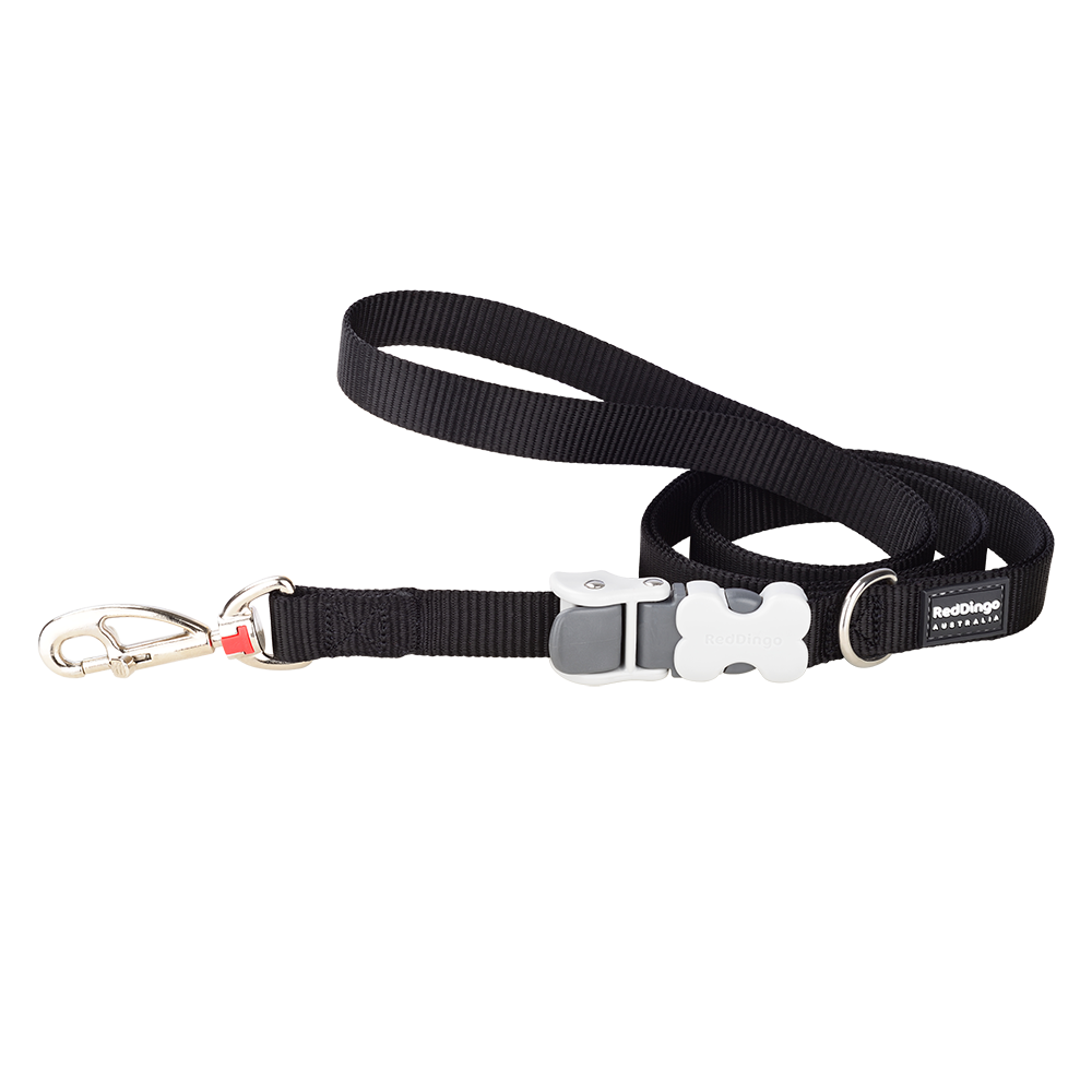 Red Dingo Dog Super Lead Classic Black L
