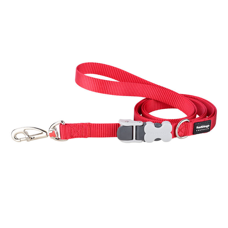 Red Dingo Dog Super Lead Classic Red S