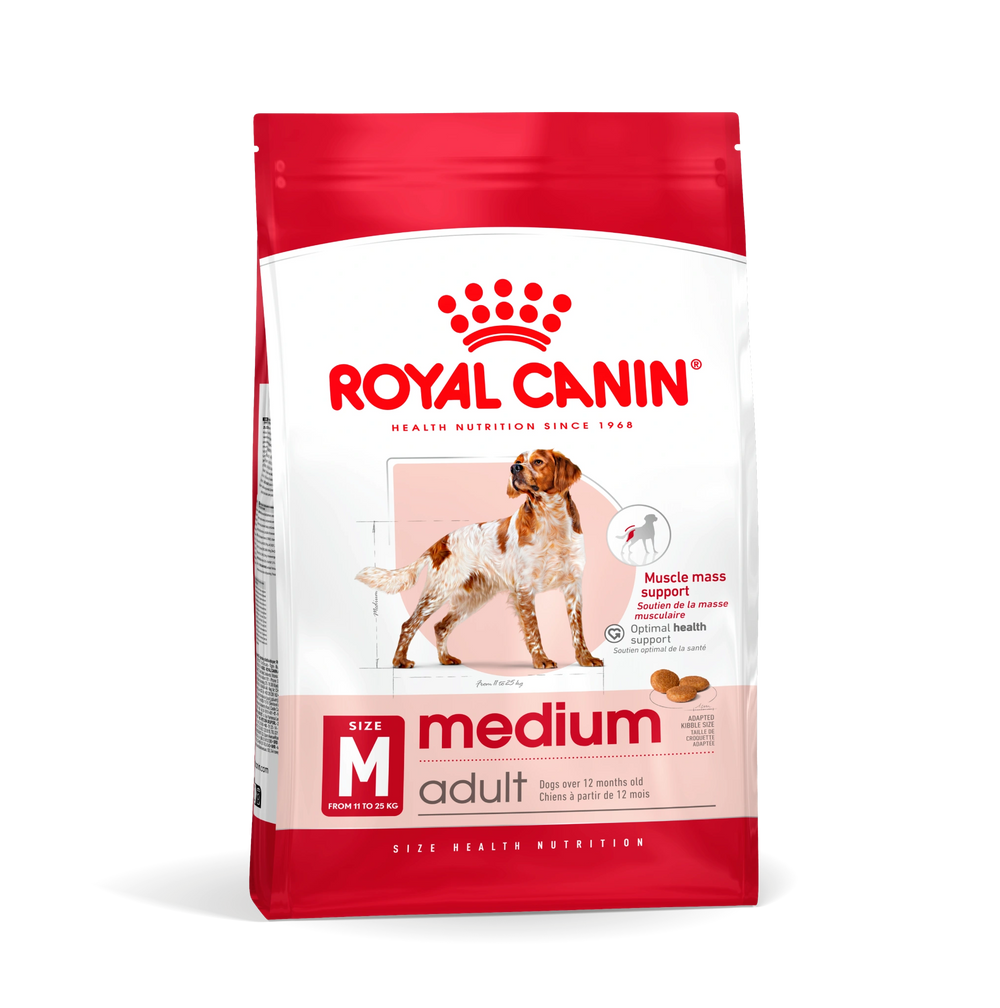 Royal Canin Canine - Medium Adult Dry Dog Food front view