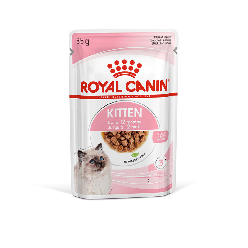 *DONATION TO WILDFLOWER STUDIO* Royal Canin Feline - 3rd Stage Kitten in Gravy 85g x 12pkts