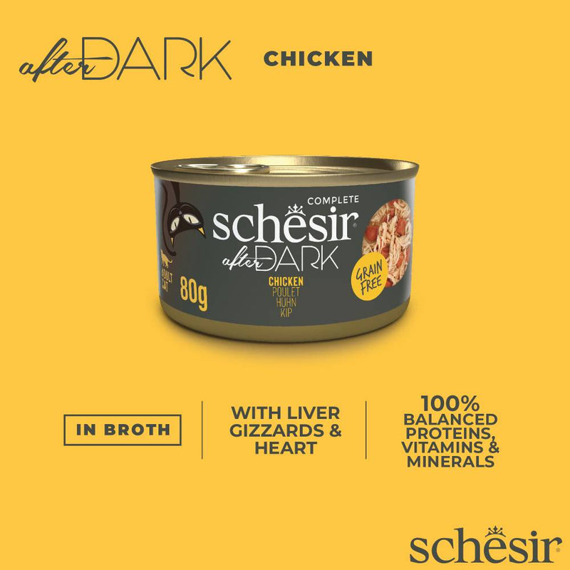 Schesir Cat After Dark Chicken 80g