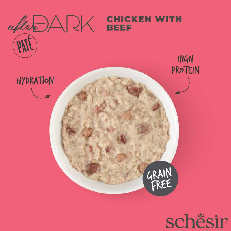 Schesir Cat After Dark Chicken With Beef Pate 80g