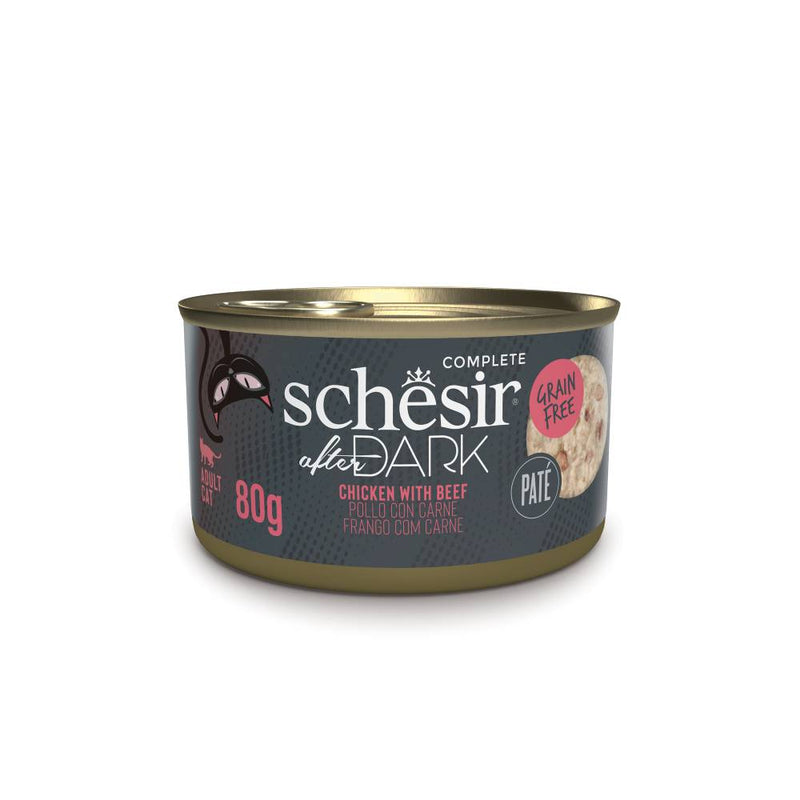 Schesir Cat After Dark Chicken With Beef Pate 80g