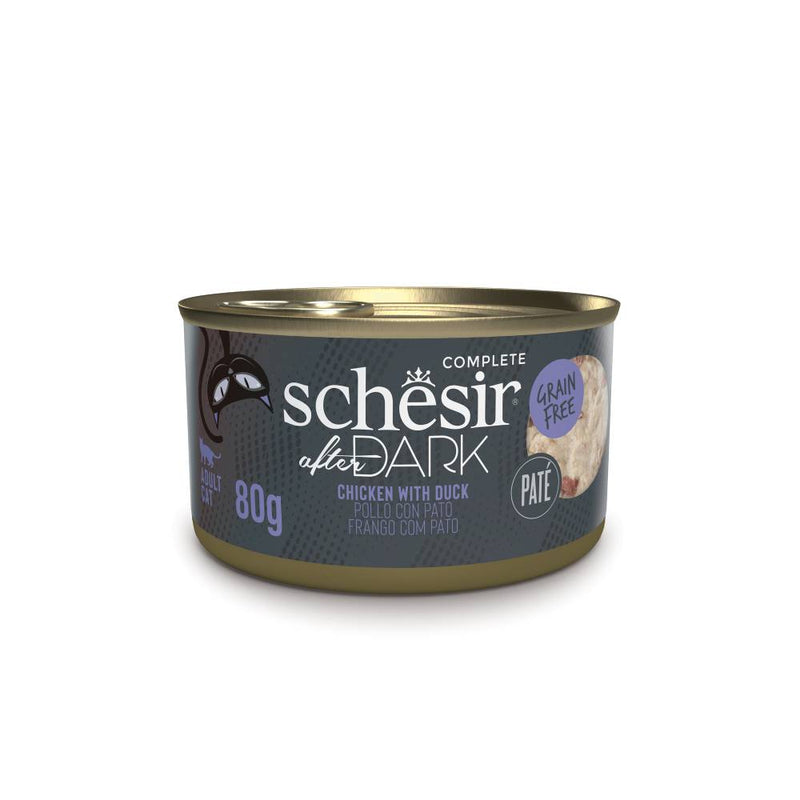 Schesir Cat After Dark Chicken With Duck Pate 80g