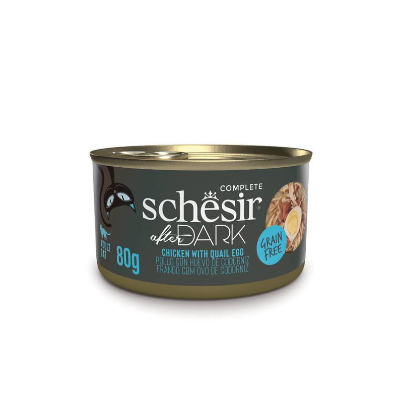 Schesir Cat After Dark Chicken With Quail Egg 80g