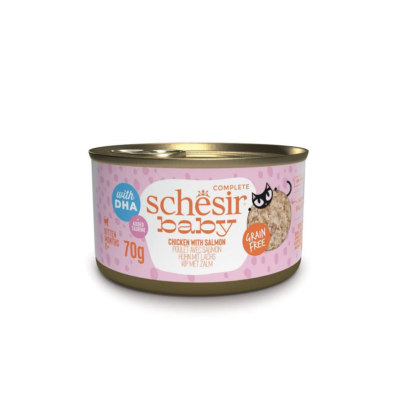 Schesir Cat Baby Chicken With Salmon 70g