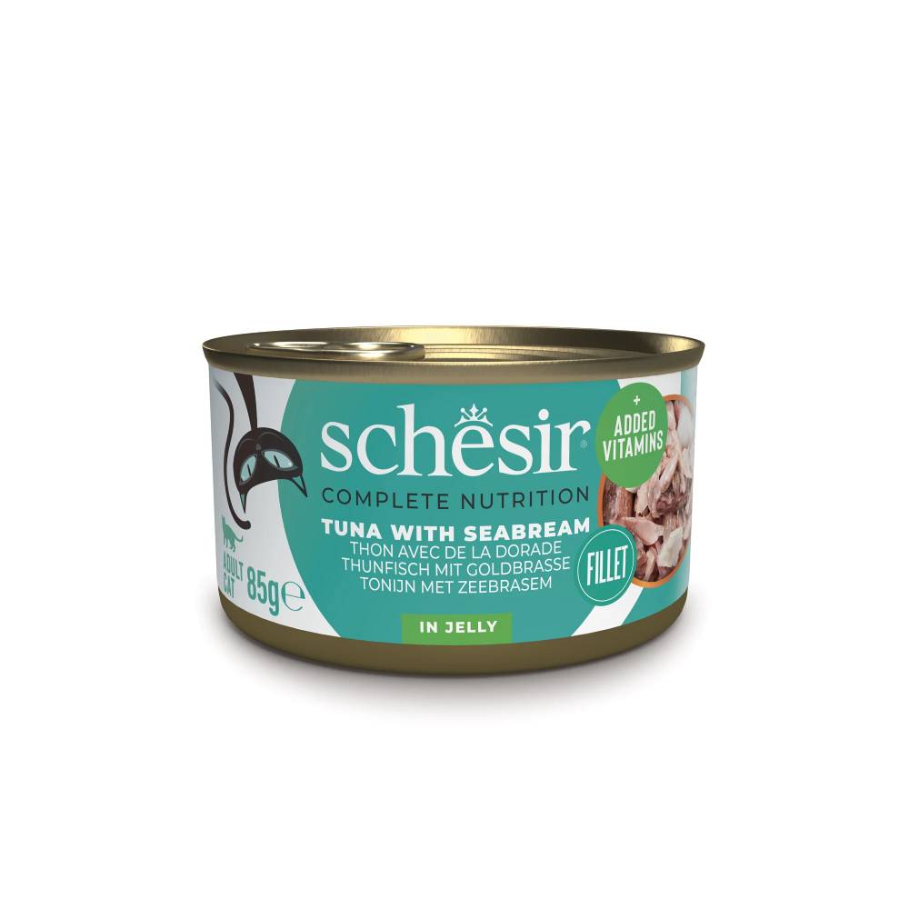 Schesir Cat Complete Nutrition Tuna with Seabream in Jelly 85g