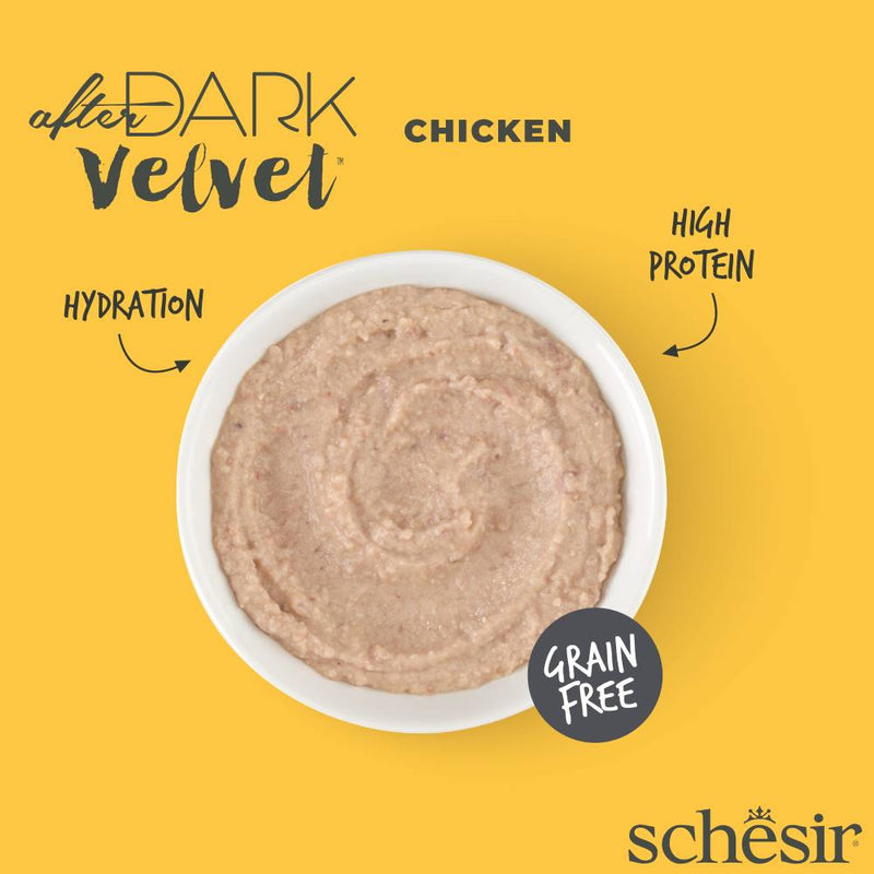 Schesir Cat Pouch After Dark Velvet Mousse Chicken 80g