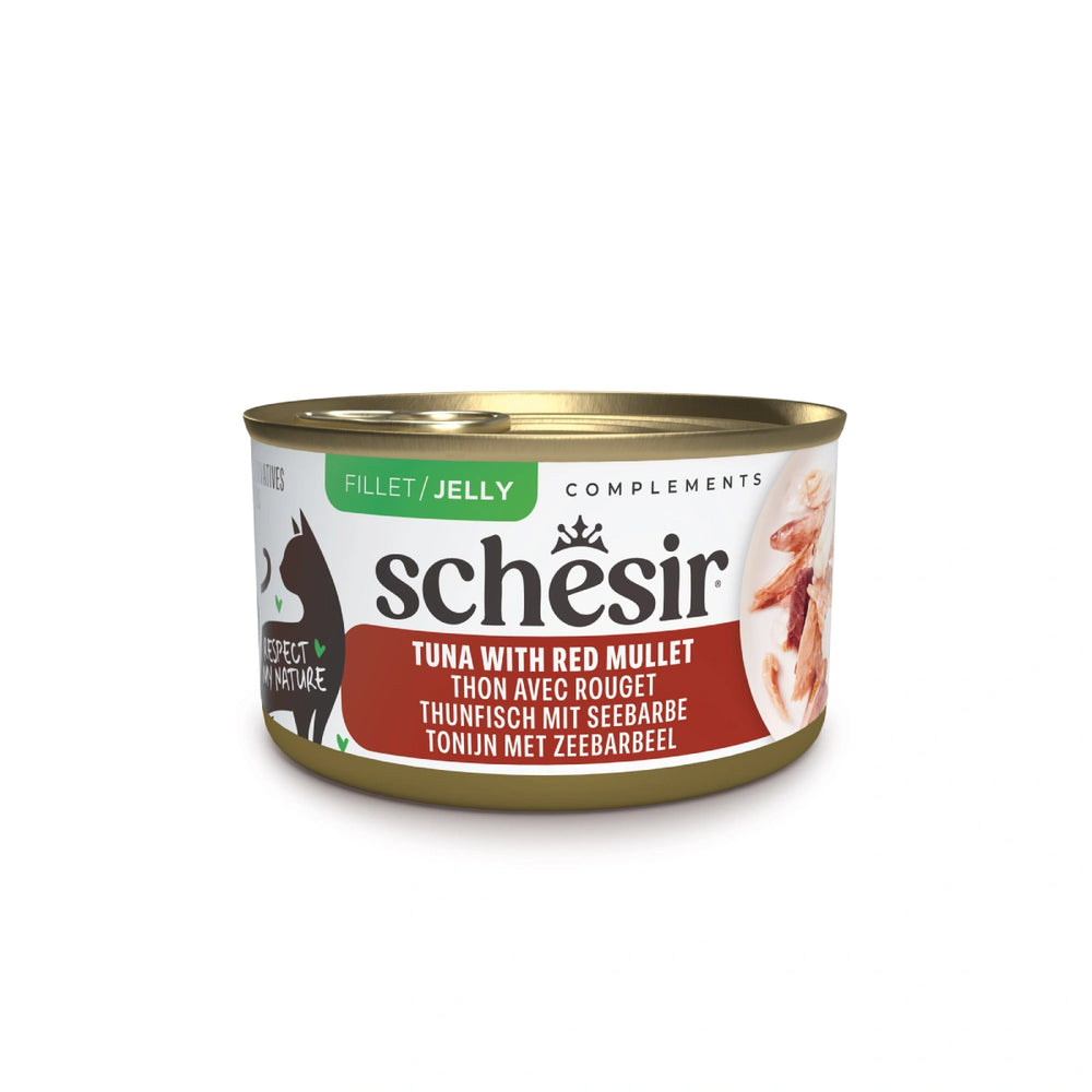 Schesir Complements Tuna with Red Mullet in Jelly Canned Cat Food 70g