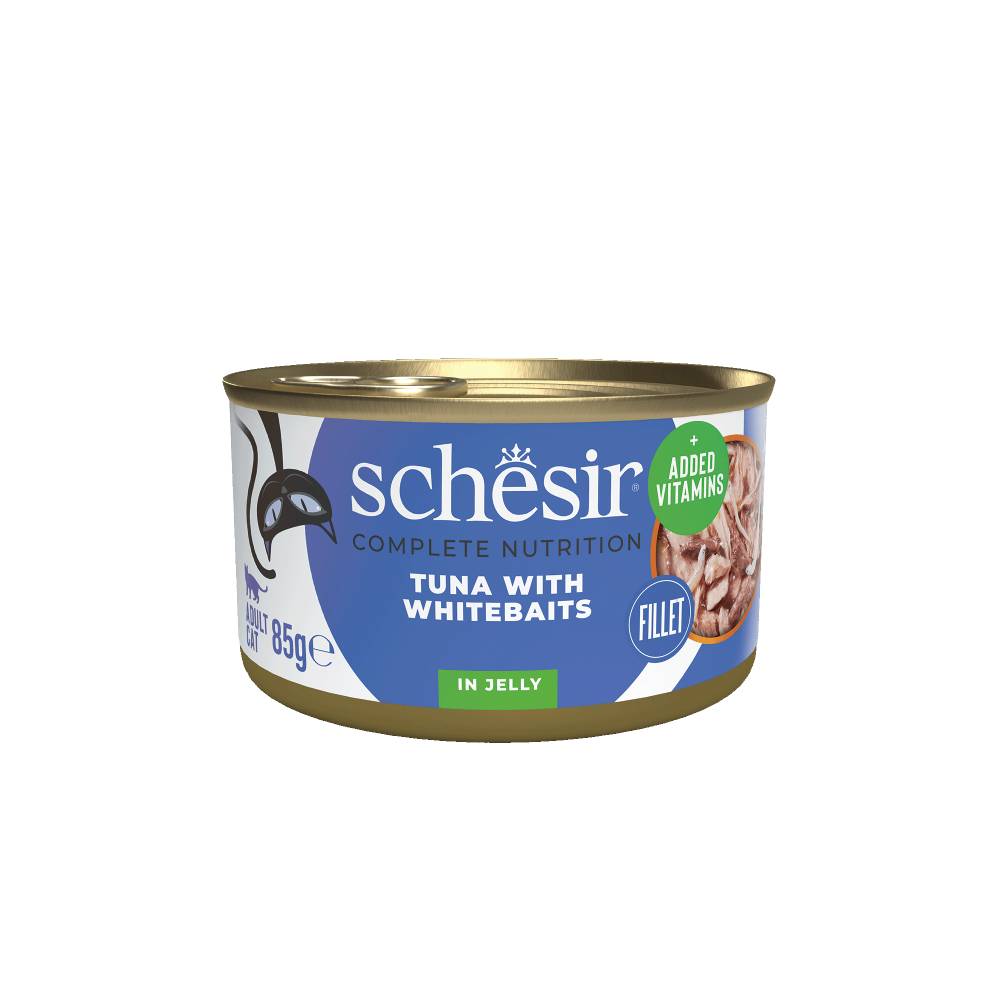 Schesir Complete Nutrition Tuna with Whitebaits in Jelly 85g