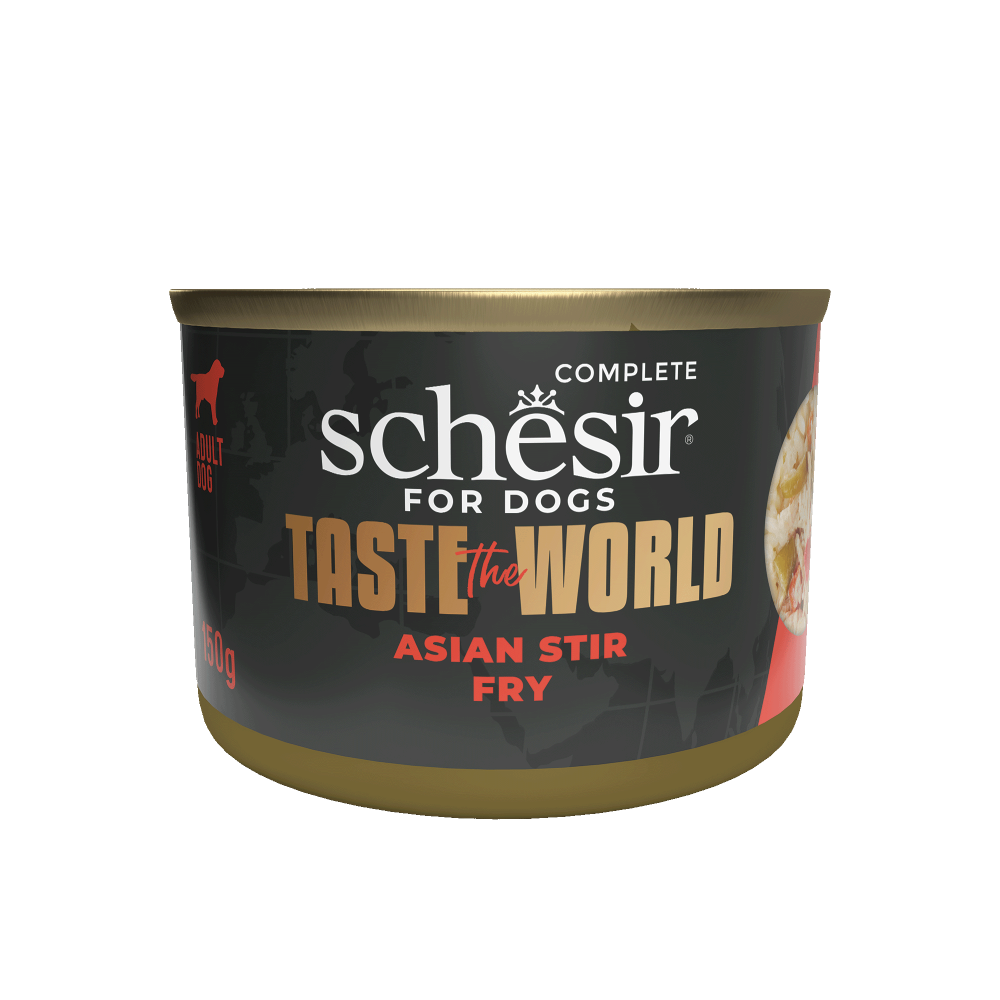 Schesir Dog Taste The World Asian Stir Fry 150g